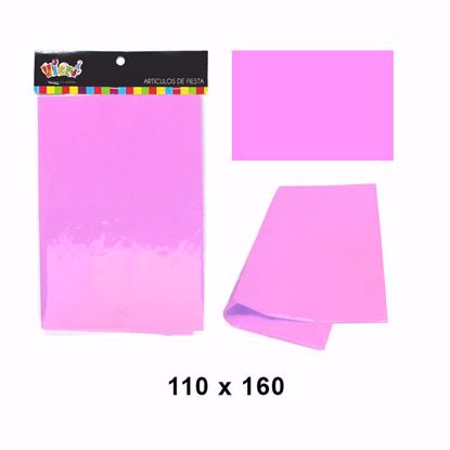 Mantel rosado - VIERI plástico 110 x 160 cms.